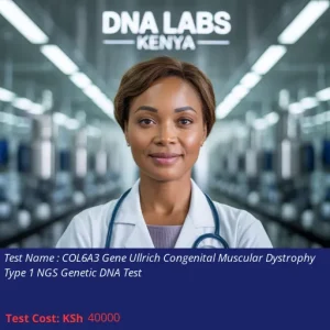 COL6A3 Gene Ullrich Congenital Muscular Dystrophy Type 1 NGS Genetic DNA Test