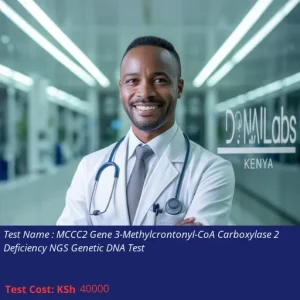 MCCC2 Gene 3-Methylcrontonyl-CoA Carboxylase 2 Deficiency NGS Genetic DNA Test