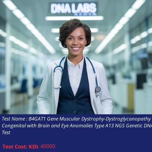 B4GAT1 Gene Muscular Dystrophy-Dystroglycanopathy Congenital with Brain and Eye Anomalies Type A13 NGS Genetic DNA Test