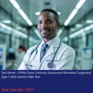 CRYAA Gene Cataract Autosomal Recessive Congenital Type 1 NGS Genetic DNA Test