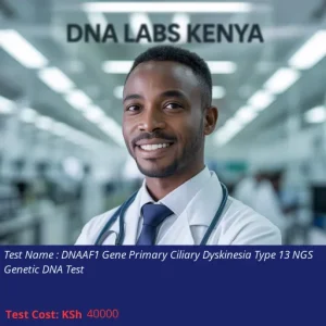 DNAAF1 Gene Primary Ciliary Dyskinesia Type 13 NGS Genetic DNA Test