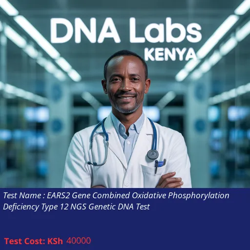 EARS2 Gene Combined Oxidative Phosphorylation Deficiency Type 12 NGS Genetic DNA Test