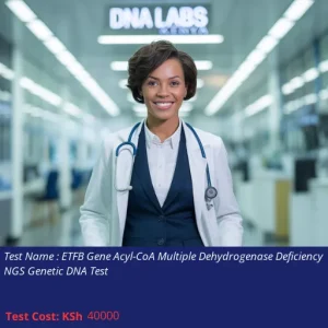 ETFB Gene Acyl-CoA Multiple Dehydrogenase Deficiency NGS Genetic DNA Test