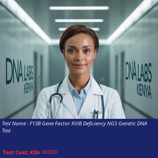 F13B Gene Factor XIIIB Deficiency NGS Genetic DNA Test