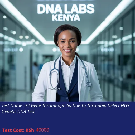 F2 Gene Thrombophilia Due To Thrombin Defect NGS Genetic DNA Test