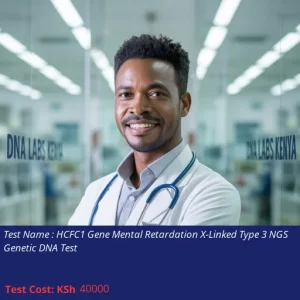 HCFC1 Gene Mental Retardation X-Linked Type 3 NGS Genetic DNA Test