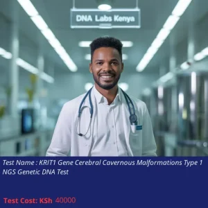 KRIT1 Gene Cerebral Cavernous Malformations Type 1 NGS Genetic DNA Test