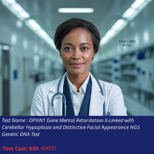 OPHN1 Gene Mental Retardation X-Linked with Cerebellar Hypoplasia and Distinctive Facial Appearance NGS Genetic DNA Test