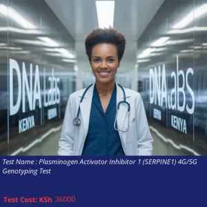 Plasminogen Activator Inhibitor 1 (SERPINE1) 4G/5G Genotyping Test