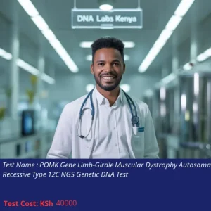 POMK Gene Limb-Girdle Muscular Dystrophy Autosomal Recessive Type 12C NGS Genetic DNA Test