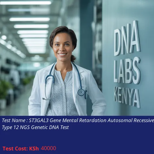 ST3GAL3 Gene Mental Retardation Autosomal Recessive Type 12 NGS Genetic DNA Test