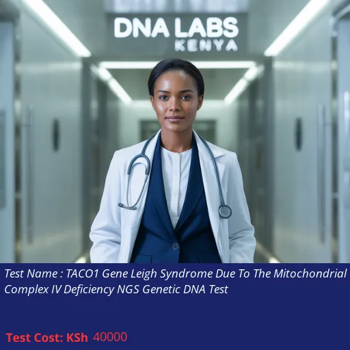 TACO1 Gene Leigh Syndrome Due To The Mitochondrial Complex IV Deficiency NGS Genetic DNA Test