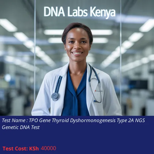 TPO Gene Thyroid Dyshormonogenesis Type 2A NGS Genetic DNA Test