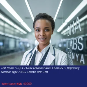 UQCC2 Gene Mitochondrial Complex III Deficiency Nuclear Type 7 NGS Genetic DNA Test