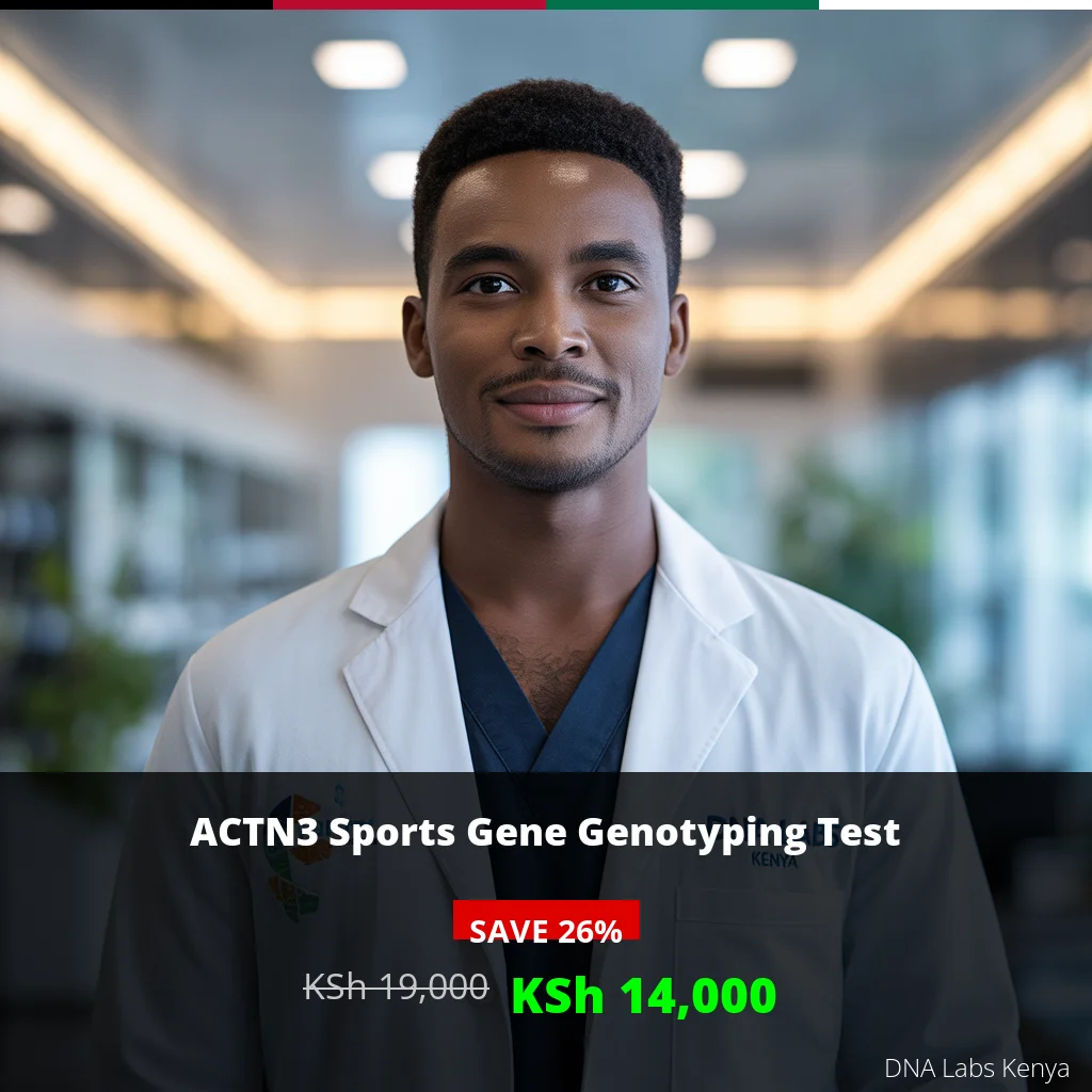 ACTN3 Sports Gene Genotyping Test - Affordable KSh 14
