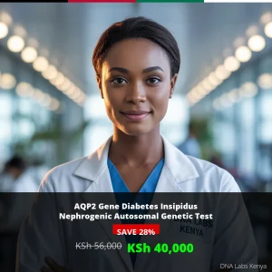 AQP2 Gene Diabetes Insipidus Nephrogenic Autosomal NGS Genetic DNA Test - 40000 KSh in Kenya