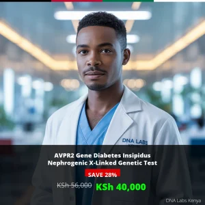 AVPR2 Gene Diabetes Insipidus Nephrogenic X-Linked NGS Genetic DNA Test - 40000 KSh - Kenya