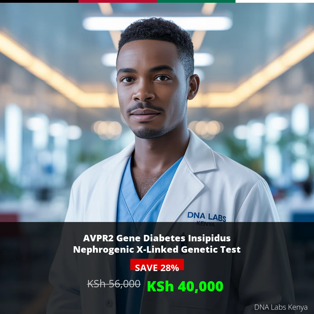 AVPR2 Gene Diabetes Insipidus Nephrogenic X-Linked NGS Genetic DNA Test - 40000 KSh - Kenya
