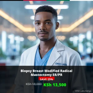 Biopsy Breast Modified Radical Mastectomy ER/PR - KSh 18