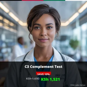 C3 Complement Test in Kenya - KSh 1690 - DNA Labs Kenya