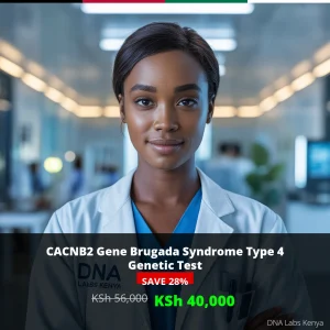 CACNB2 Gene Brugada Syndrome Type 4 NGS Genetic DNA Test - KSh 40
