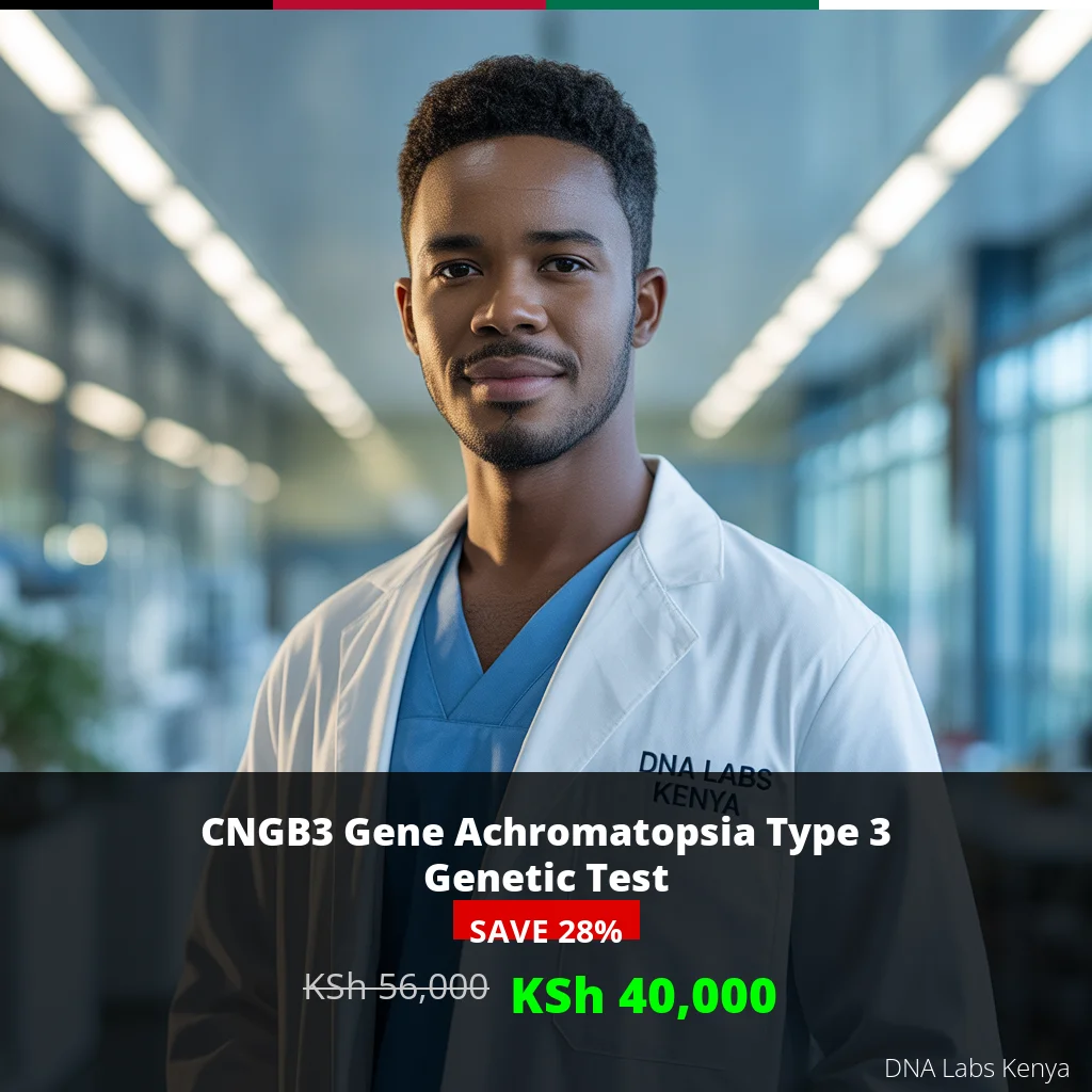 CNGB3 Gene Achromatopsia Type 3 NGS Genetic DNA Test - 40