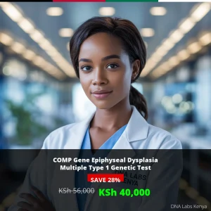 COMP Gene Epiphyseal Dysplasia Multiple Type 1 NGS Genetic DNA Test - KSh 40