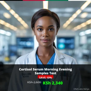 Cortisol Serum Morning Evening Samples Test - KSh 2600 in Kenya | DNA Labs