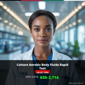 Culture Aerobic Body Fluids Rapid Test - KSh 3016 - DNA Labs Kenya