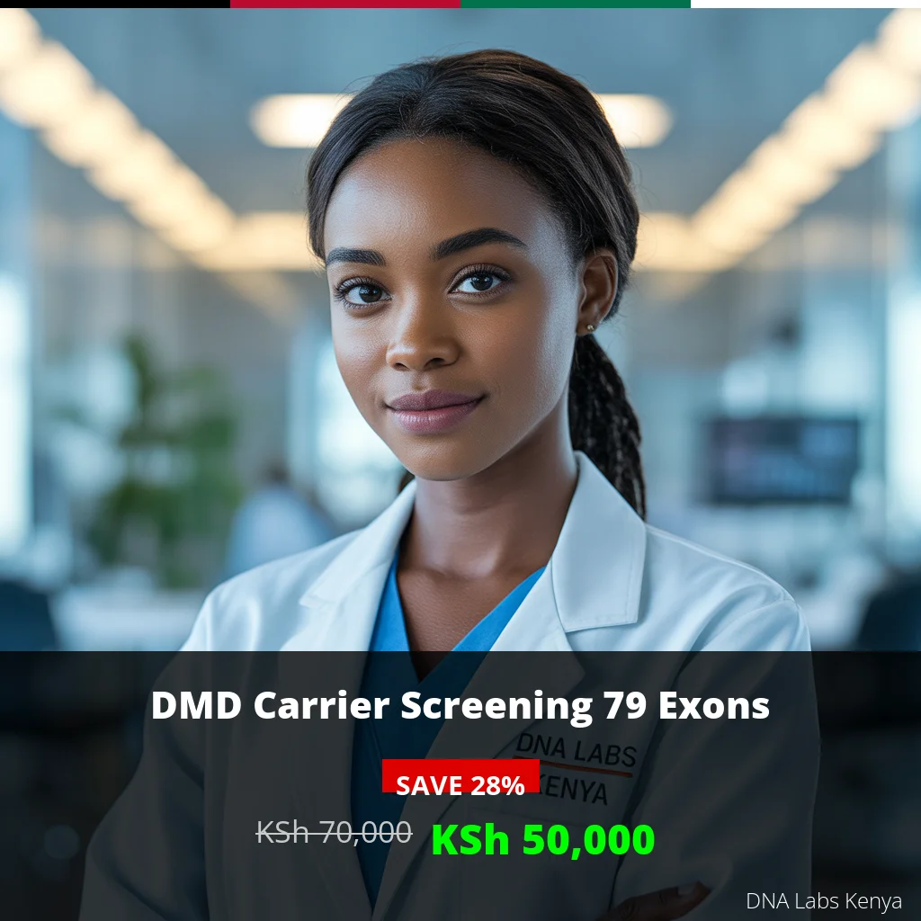 DMD Carrier Screening 79 Exons in Kenya - Price KSh 50