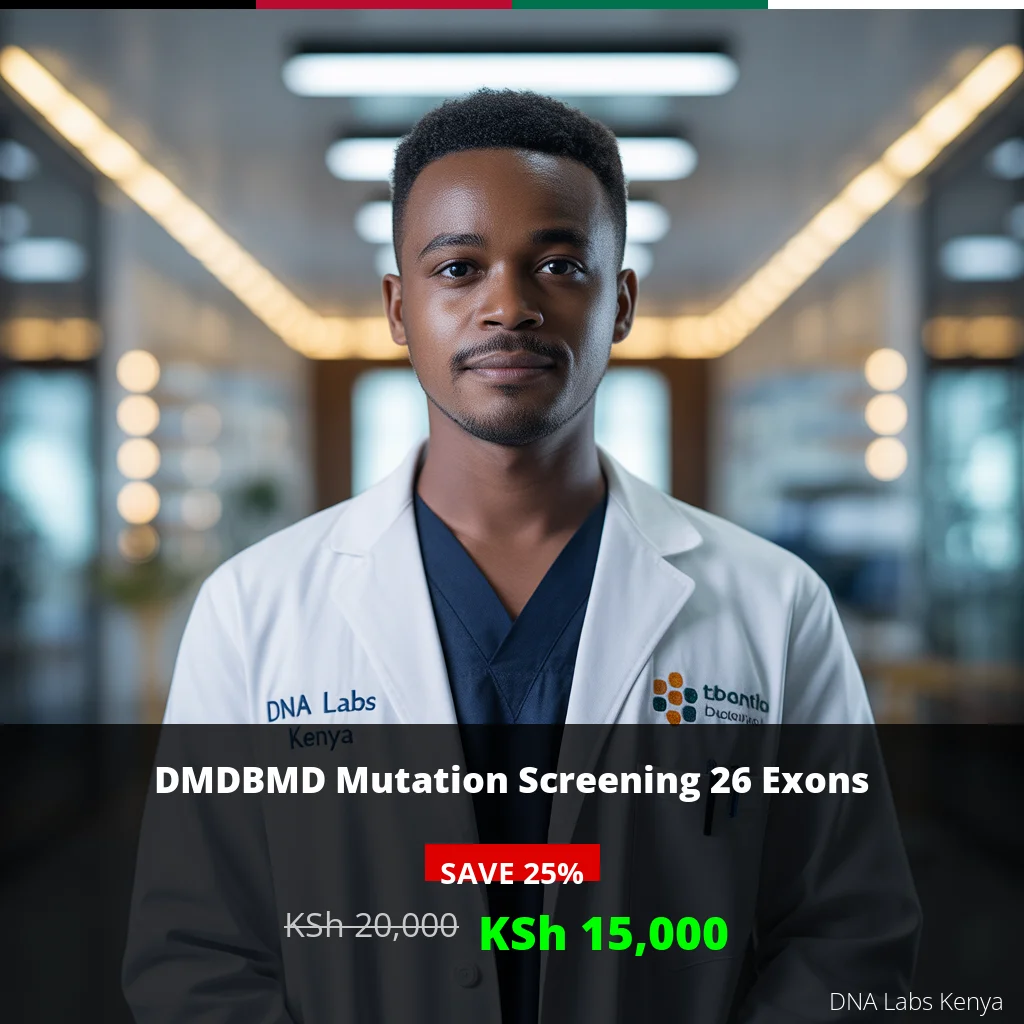 DMDBMD Mutation Screening 26 Exons - Affordable Price in Kenya (KSh 15