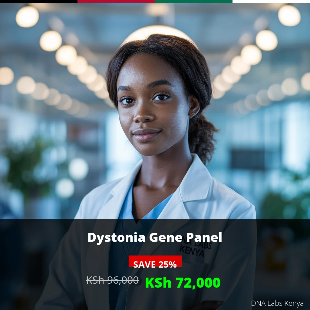 Dystonia Gene Panel Test in Kenya - Affordable Price of 72