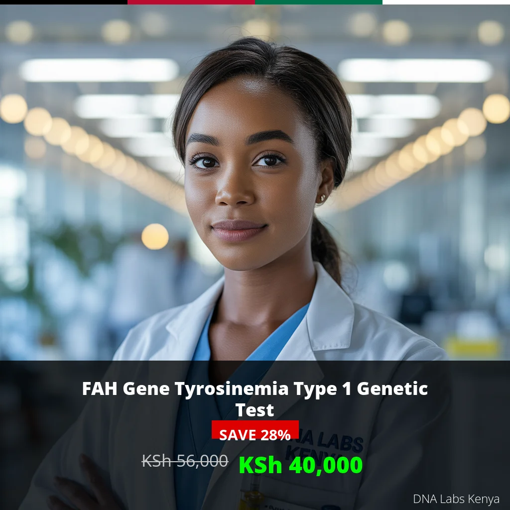 FAH Gene Tyrosinemia Type 1 NGS Genetic DNA Test - 40