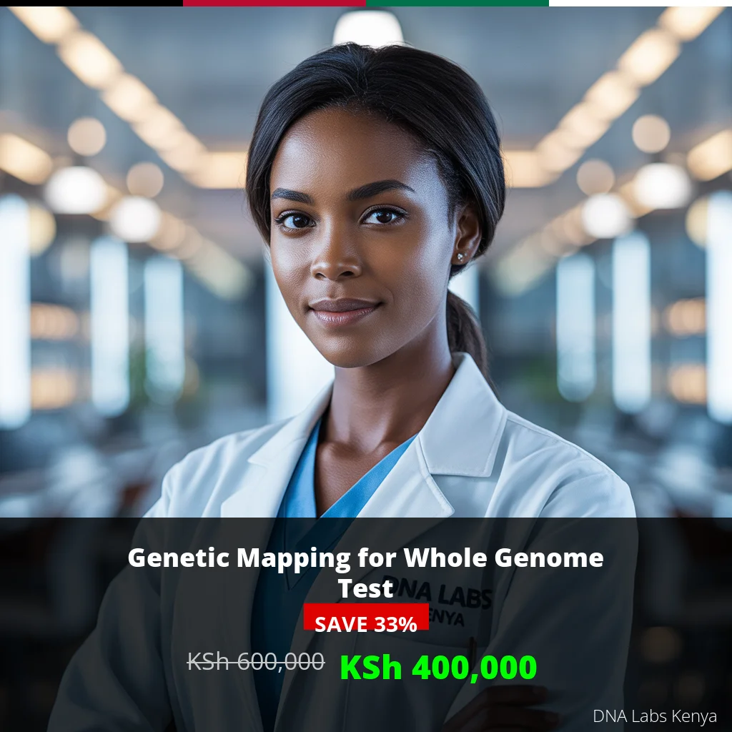 Genetic Mapping for Whole Genome Test in Kenya - KSh 600