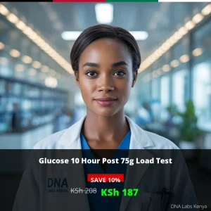 Glucose 10 Hour Post 75g Load Test - Affordable Price of 208 KSh in Kenya