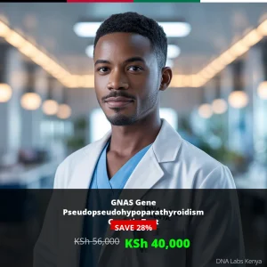 GNAS Gene Pseudopseudohypoparathyroidism NGS Genetic DNA Test in Kenya - KSh 40