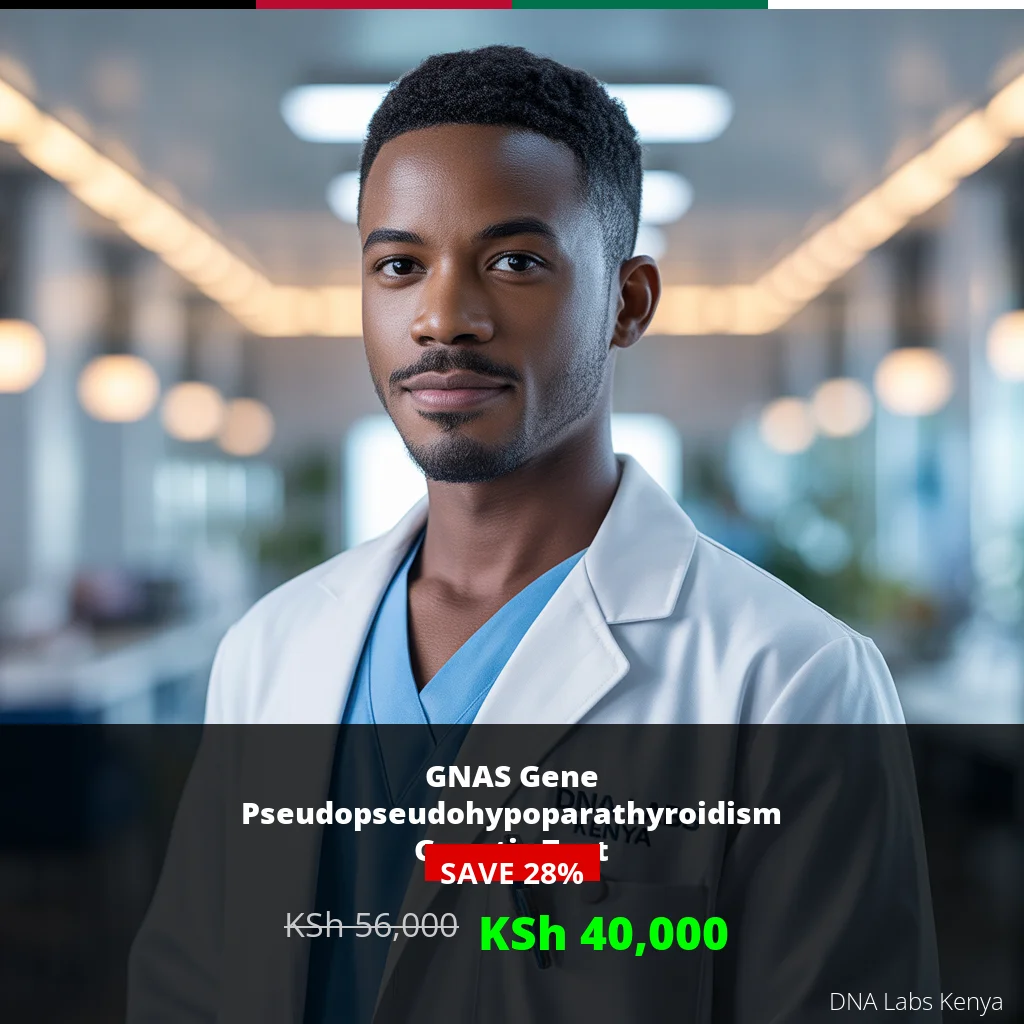 GNAS Gene Pseudopseudohypoparathyroidism NGS Genetic DNA Test in Kenya - KSh 40
