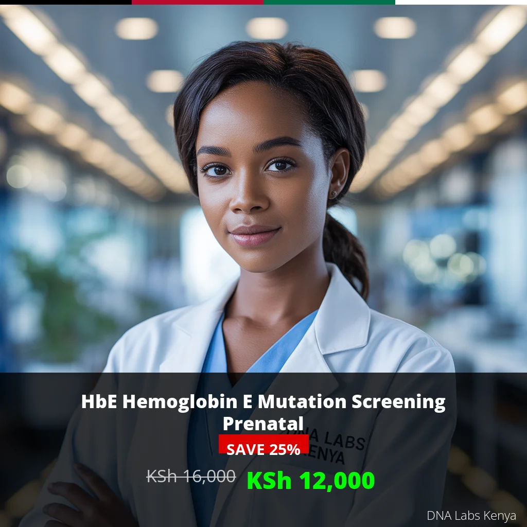 HbE Hemoglobin E Mutation Screening Prenatal - KSh 16