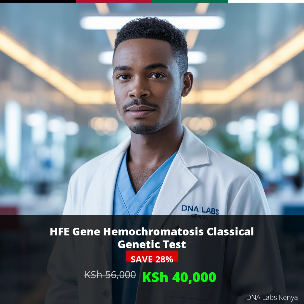 HFE Gene Hemochromatosis Classical NGS Genetic DNA Test - 40