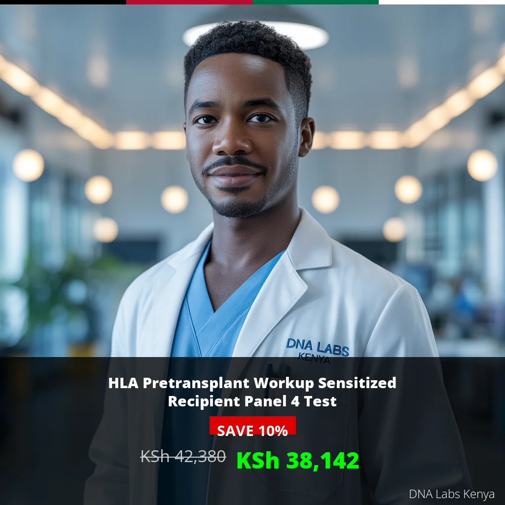 HLA Pretransplant Workup Sensitized Recipient Panel 4 Test - KSh 42
