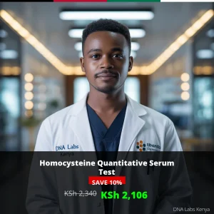 Homocysteine Quantitative Serum Test - KSh 2340 - DNA Labs Kenya