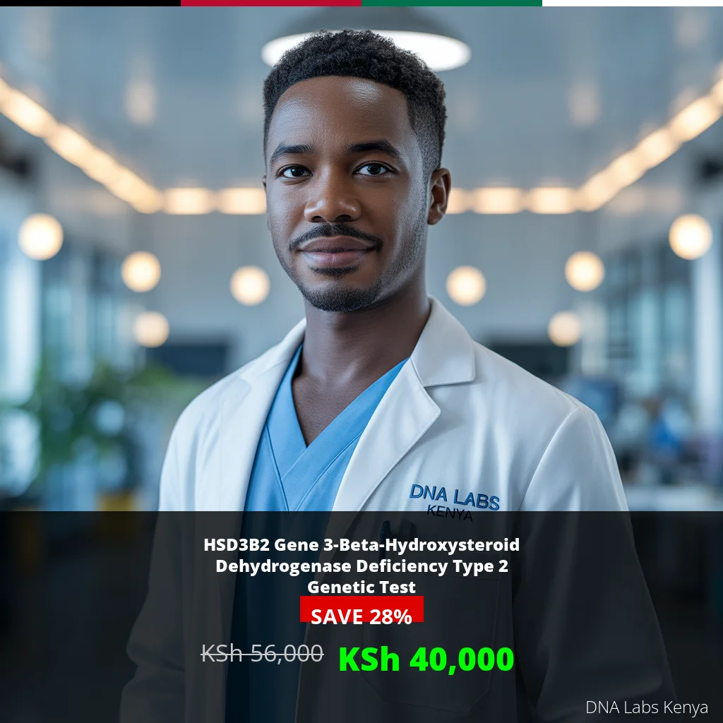 HSD3B2 Gene 3-Beta-Hydroxysteroid Dehydrogenase Deficiency Type 2 NGS Genetic DNA Test - KSh 40
