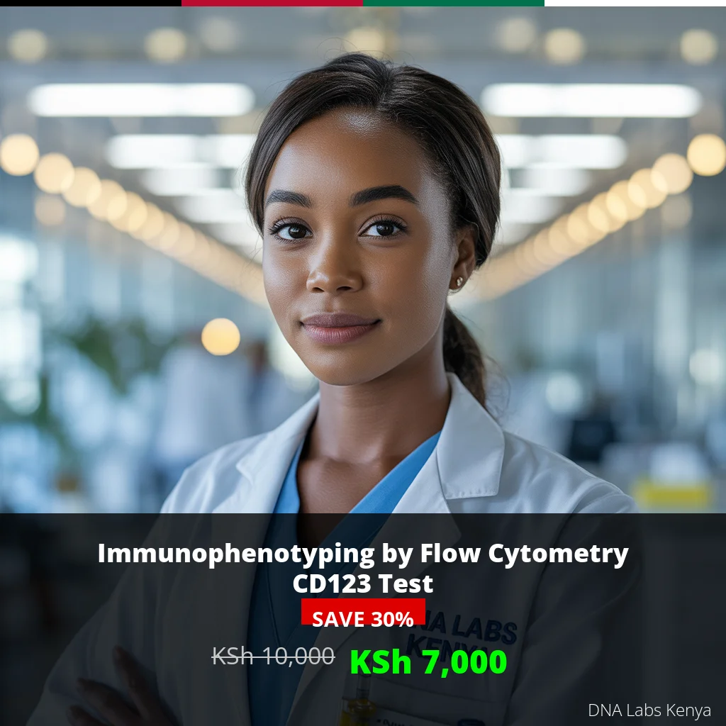 Immunophenotyping by Flow Cytometry CD123 Test - KSh 10
