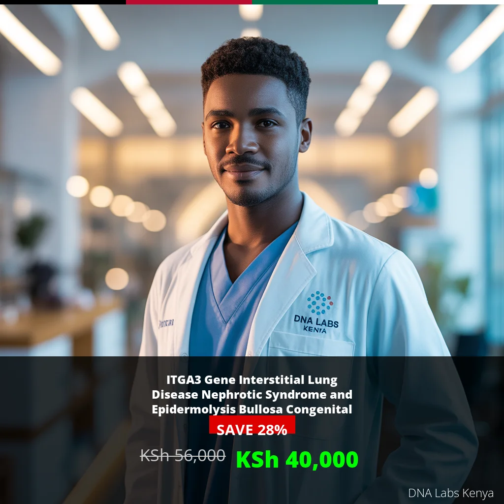 ITGA3 Gene Interstitial Lung Disease Nephrotic Syndrome and Epidermolysis Bullosa Test - KSh 40