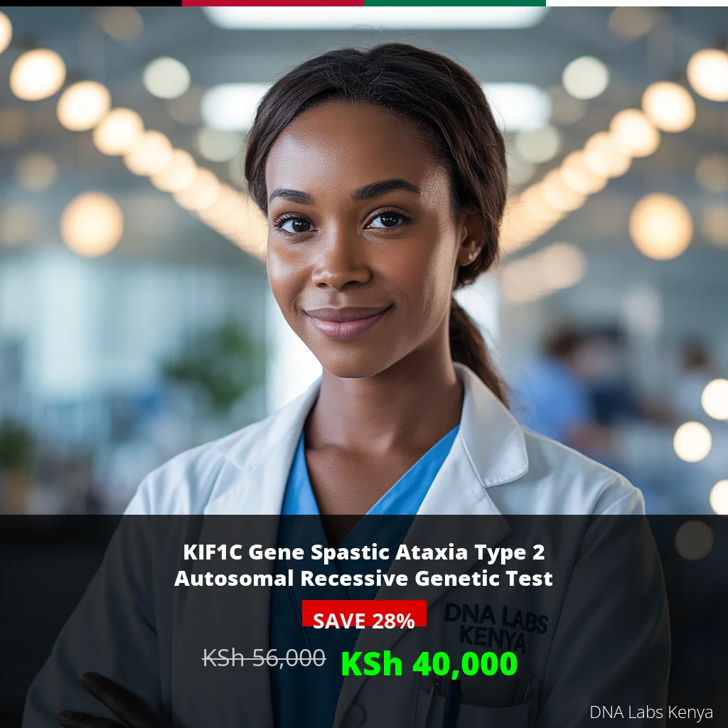 KIF1C Gene Spastic Ataxia Type 2 Autosomal Recessive NGS Genetic DNA Test - Affordable Price (KSh 40