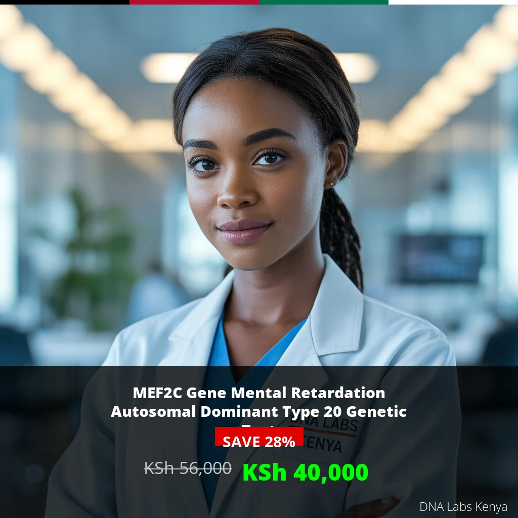MEF2C Gene Mental Retardation Autosomal Dominant Type 20 NGS Genetic DNA Test - KSh 40