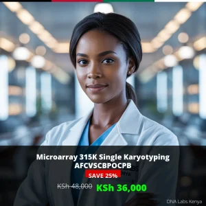 Microarray 315K Single Karyotyping Test in Kenya - KSh 36