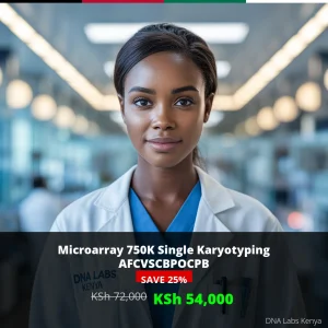 Microarray 750K Single Karyotyping Test in Kenya - KSh 54