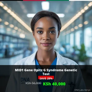 MID1 Gene Opitz G Syndrome NGS Genetic DNA Test - 40000 KSh Discount Price in Kenya