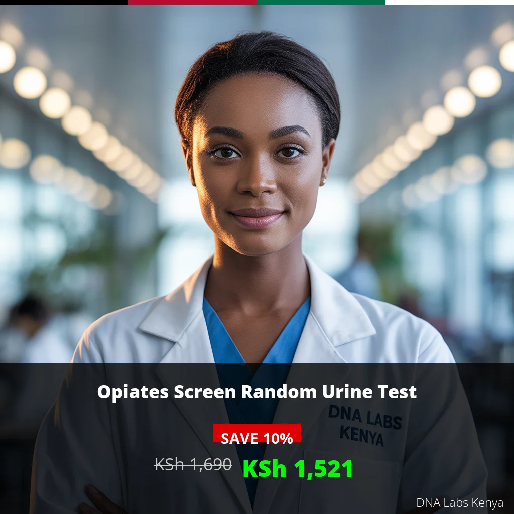 Opiates Screen Random Urine Test - Affordable Price of 1690 KSh in Kenya